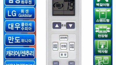 내 맘 속 에어컨 지킴이, 대우캐리어 에어컨 리모컨 후기!