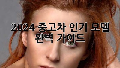 2024 중고차 인기 모델 완벽 가이드